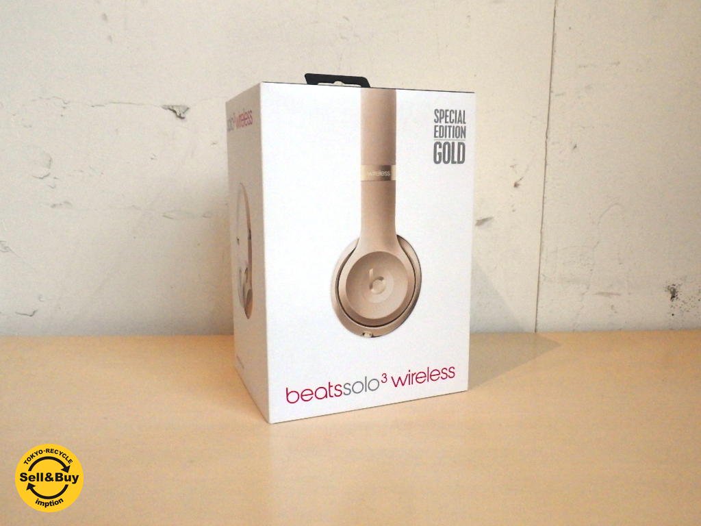 beats by dr.dre Solo3 Wireless ビーツ ワイヤレス ヘッドホン スペシャル エディション ゴールド MNER2PA/A　展示品 　★