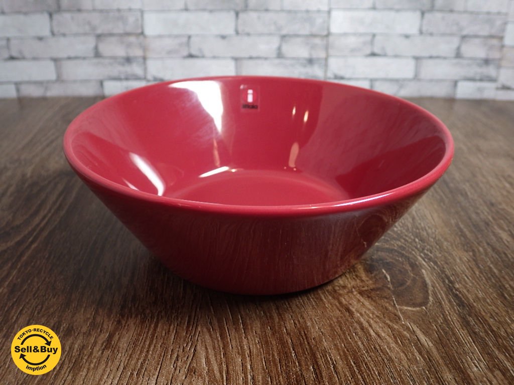 イッタラ iittala ティーマ TEEMA 15cm ボウル レッド / カイ フランク Kaj Franck デザイン B ♪