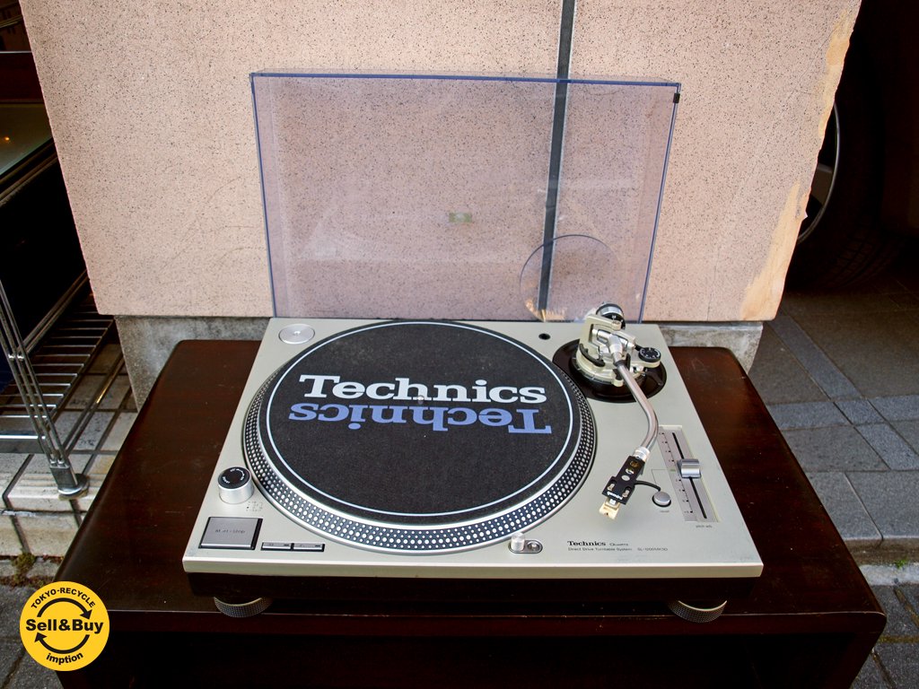 テクニクス Technics SL-1200MK3D ターン テーブル レコード プレーヤー カバー付き DJ 音響 機器 A ★