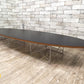 イームズ エリプティカルテーブル サーフボードテーブル リプロダクト品 ブラック天板 ●