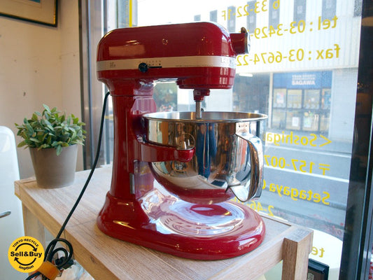 キッチンエイド KitchenAid スタンドミキサー 6QT プロフェッショナル 5.7L エンパイアレッド KP26M1XER ★