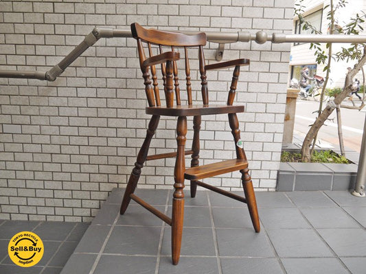 飛騨の家具 ヒダ・ダイネット ベビーチェア 子供椅子 クラシカルデザイン ■
