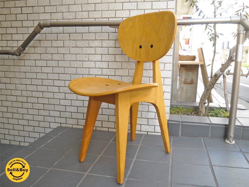 イデー IDEE ダイニングチェア ナチュラル DINING CHAIR Natural 長大作 ブナ材 タモ材 B ■