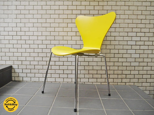 フリッツハンセン Fritz Hansen セブンチェア 廃盤カラー サニーイエロー sunny yellow アルネ・ヤコブセン ■