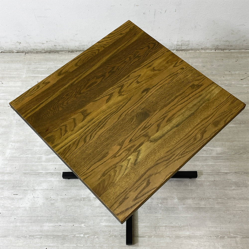 アクメファニチャー ACME Furniture グランビュー GRANDVIEW カフェテーブル オーク無垢材 スチール W65cm インダストリアル ●