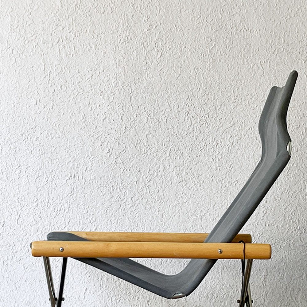 ニーチェア エックス Ny chair X フォールディングチェア グレー 折畳チェア 新居 猛 MoMA ◇