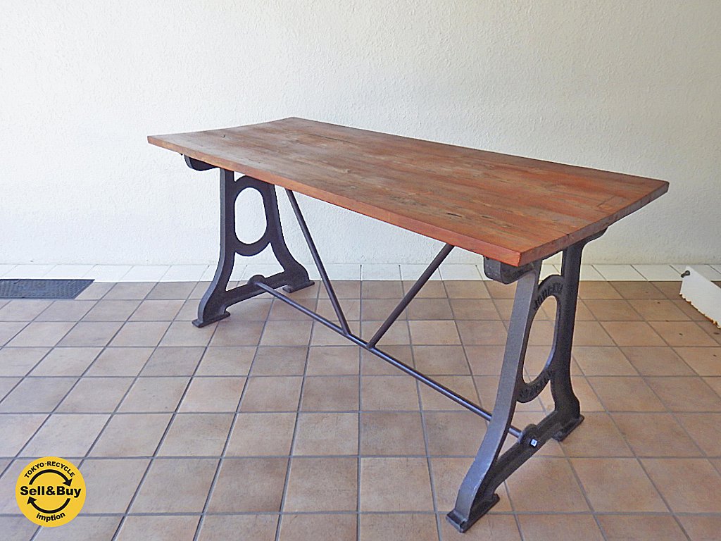 ジャーナルスタンダードファニチャー journal standard Furniture ブルージュ ファクトリーテーブル BRUGES FACTORY TABLE 廃盤 定価109,080円 ◇