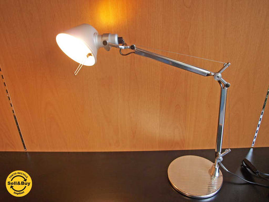 アルテミデ Artemide トロメオ Tolomeo ミクロ MICRO タボロ Tavolo デスク スタンドライト シルバー ミケーレ デ ルッキ ★