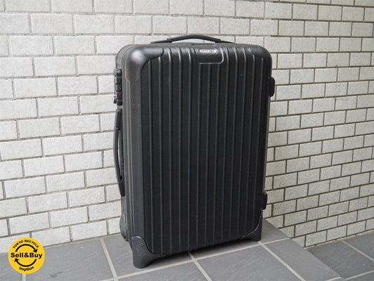 リモワ RIMOWA サルサトローリー 2輪 SALSA CABIN TROLLEY 33L スーツケース マットブラック TSAロック 廃番■