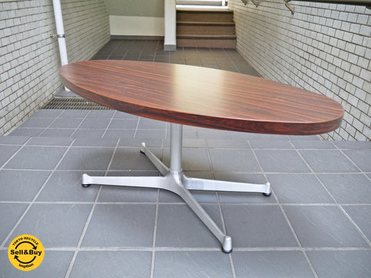 スウィッチ SWITCH TAテーブル リビングテーブル カフェスタイル メラミントップ 楕円 ■