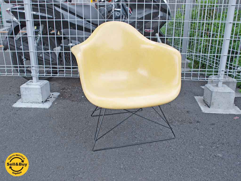 ハーマンミラー Herman Miller 2nd ビンテージ アームシェルチェア キャッツクレイドルベース C&R イームズ ★