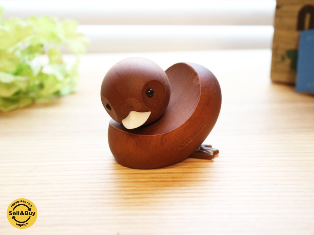 ロイヤルペット ROYALPET オシドリ 鳥 MANDARIN DUCK 木製玩具 箱付 ◎