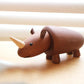 ロイヤルペット ROYALPET サイ RHINOCEROS 木製玩具 箱付 ◎