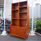 北欧ビンテージスタイル ブックシェルフ Bookshelf 本棚 飾り棚 チーク色 ★