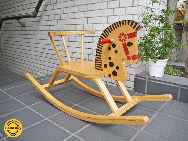 オフィー offi ロッキングホース Baltic Rocking Horse ナチュラル 木馬 アメリカ ■