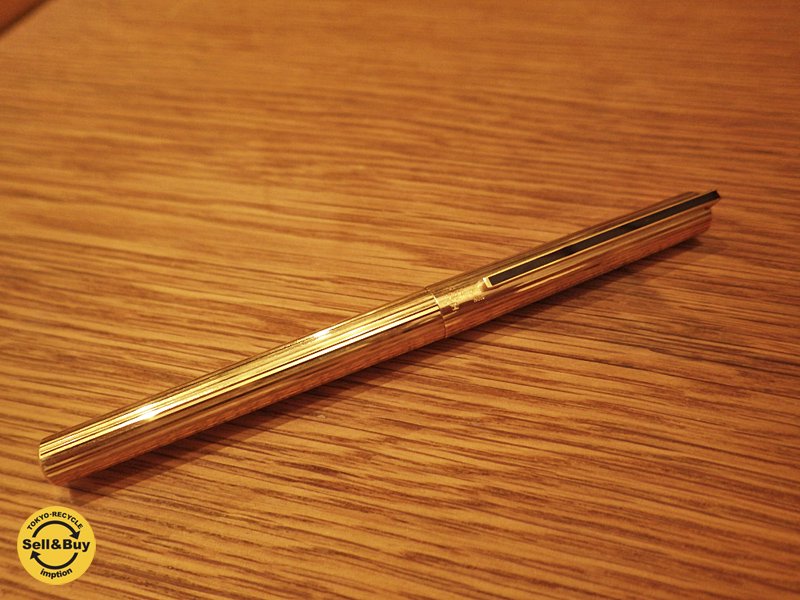 デュポン S.T.DUPONT 万年筆 ペン先18ct 750 ●