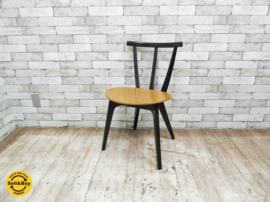 コモック COMMOC ビートル チェア BEETLE CHAIR アームレスチェア ブラック ドリルデザイン DRILL DESIGN A ●