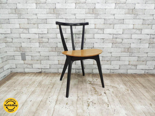 コモック COMMOC ビートル チェア BEETLE CHAIR アームレスチェア ブラック ドリルデザイン DRILL DESIGN B ●