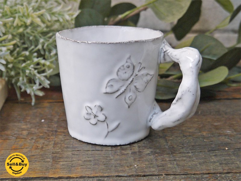 アスティエ・ド・ヴィラット ASTIER de VILLATTE フルール Fleurs Tasse avec Grande Anse スズラン カップ マグ ナタリー・レテ ■