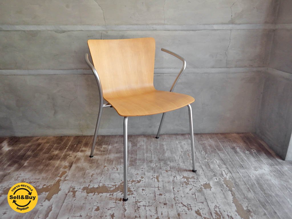 フリッツハンセン Fritz Hansen ヴィコデュオチェア VICODUO chair ビーチ材 ヴィコ・マジストレッティ Vico Magistretti デンマーク ♪