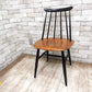 アスコ ASKO ファネットチェア Fanett chair ブラック イルマリ・タピオヴァーラ 北欧家具 ビンテージ ●