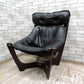 IMG ルナチェア LUNA CHAIR 本革 ラウンジチェア ハイバック Odd Knutsen 北欧家具 ノルウェー ●