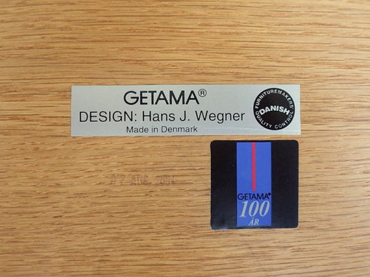 ゲタマ GETAMA ハンス J ウェグナー Wegner GE80 コーヒーテーブル 希少廃番 世界限定100th記念モデル 新品同様 ’04年製 極美品 オーク無垢材 オイル仕上げ ◇