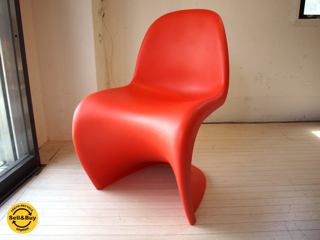 ヴィトラ vitra パントンチェア Panton Chair オレンジ Orange ヴェルナー・パントン Verner Panton スタッキングチェア ★