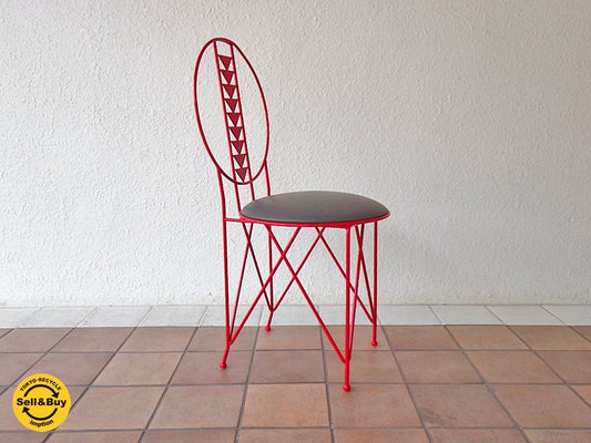 スティールライン Steel Line ミッドウェイチェア Midway Chair フランクロイドライト Frank Lloyd Wright デザイン イタリア レプリカ 名作 F ◇