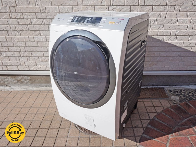 パナソニック Panasonic ドラム式 洗濯乾燥機 洗濯9kg 乾燥6kg 2014年製 NA-VX3500L ●