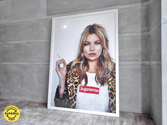 シュプリーム Supreme ケイトモス Kate Moss Leopard ポスター 額装 ♪