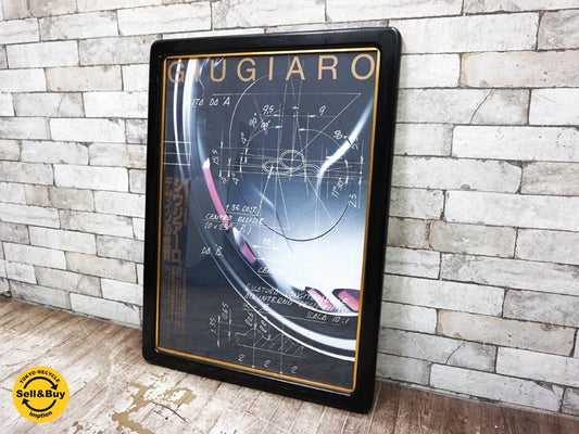 ジョルジュット・ジウジアーロ Giorgetto Giugiaro ジウジアーロデザインの世界 ビンテージポスター 額装 1989年 ●