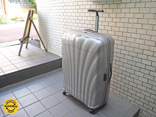 サムソナイト samsonite コスモライト Cosmolite スピナー85/32 Spinner 85/32 軽量スーツケース キャリーバッグ 132リットル シルバー ■