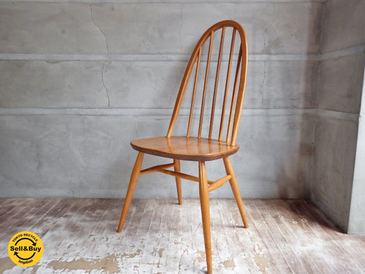 アーコール Ercol ビンテージ クエーカー サイドチェア ダイニングチェア エルム材 ♪