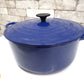 ルクルーゼ LE CREUSET ココットロンド 両手鍋 28cm ソノマブルー ●