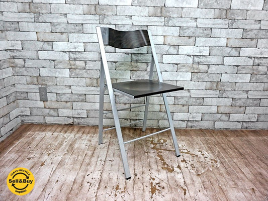 アエラデリック AREA declic ポケットウッドチェア pocket wood chair 折たたみチェア ダークブラウン B ●