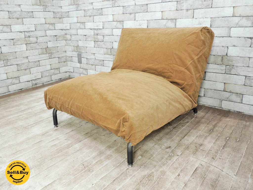 ジャーナルスタンダードファニチャー Journal Standard Furniture ロデ RODEZ カバーリング 1P ソファ リクライニングソファ 替えカバー付き ●