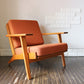 ゲタマ GETAMA GE290 ハンス・J・ウェグナー Hans J. Wegner オーク材 イージーチェア 一人掛け ソファ 北欧 ヴィンテージ ◎