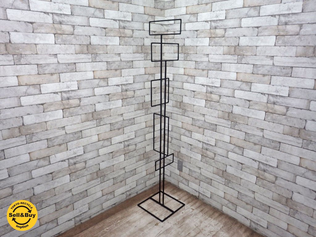 モダン デザイン Modern Design アイアン コートハンガー ブラック ●
