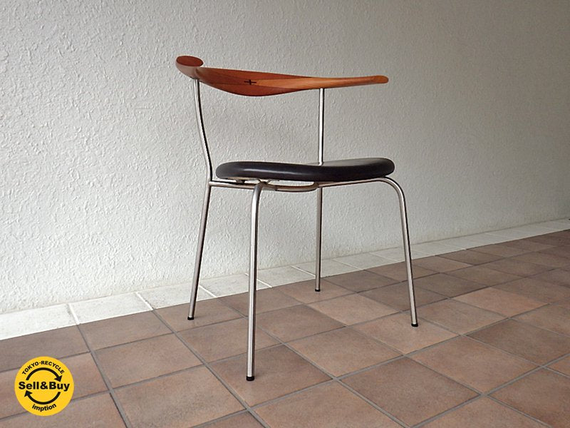 ピーピーモブラー PP Mobler ハンス J. ウェグナー Hans J. Wegner ダイニングチェア 名作 PP701 笠木チェリー 定価￥277,560- 状態◎ デンマーク製 北欧 ◇