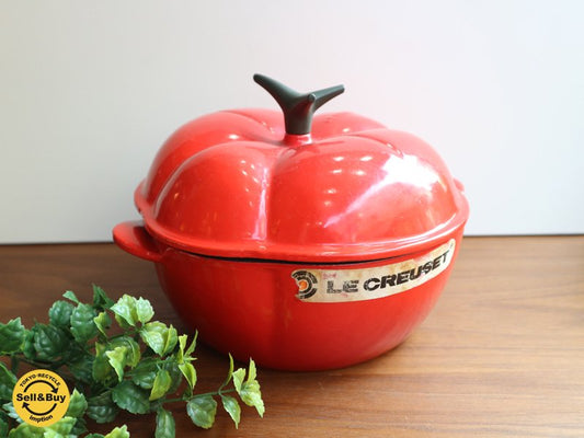 ルクルーゼ LE CREUSET ココットトマト チリレッド 両手鍋 琺瑯鍋 廃番 ◎