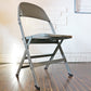 クラリン CLARIN オールスチール フォールディングチェア ALL STEEL FOLDING CHAIR 新タイプ グレー  B P.F.S取り扱い ◎