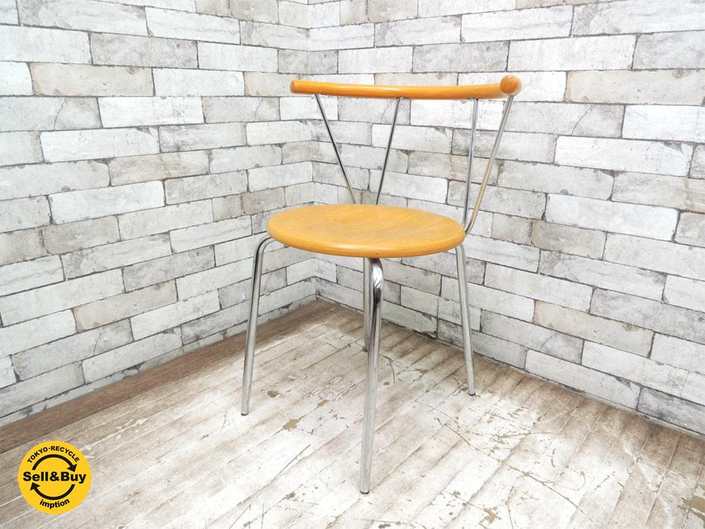 スタジオライン STUDIO-LINE ダイニングチェア 村田合同 イタリア ビンテージ ●