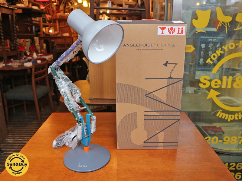 アングルポイズ × ポールスミス Anglepoise × Paul Smith Type 75 + Paul Smith エディション２ 限定販売 デスクライト 廃盤品 未使用 箱付 ◎