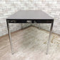 USMモジュラーファニチャー USMハラー テーブル USM Haller Table ダークウォームグレーラミネート天板 定価￥109,581- ダイニングテーブル オフィス デスク MoMA ◇