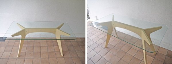 イーアンドワイ E&Y ペガサスダイニングテーブル PEGASUS DINING TABLE W140 ビーチ材 白 WU-1 ￥11.8万 アレックス・マクドナルド Alex Macdonald ◇