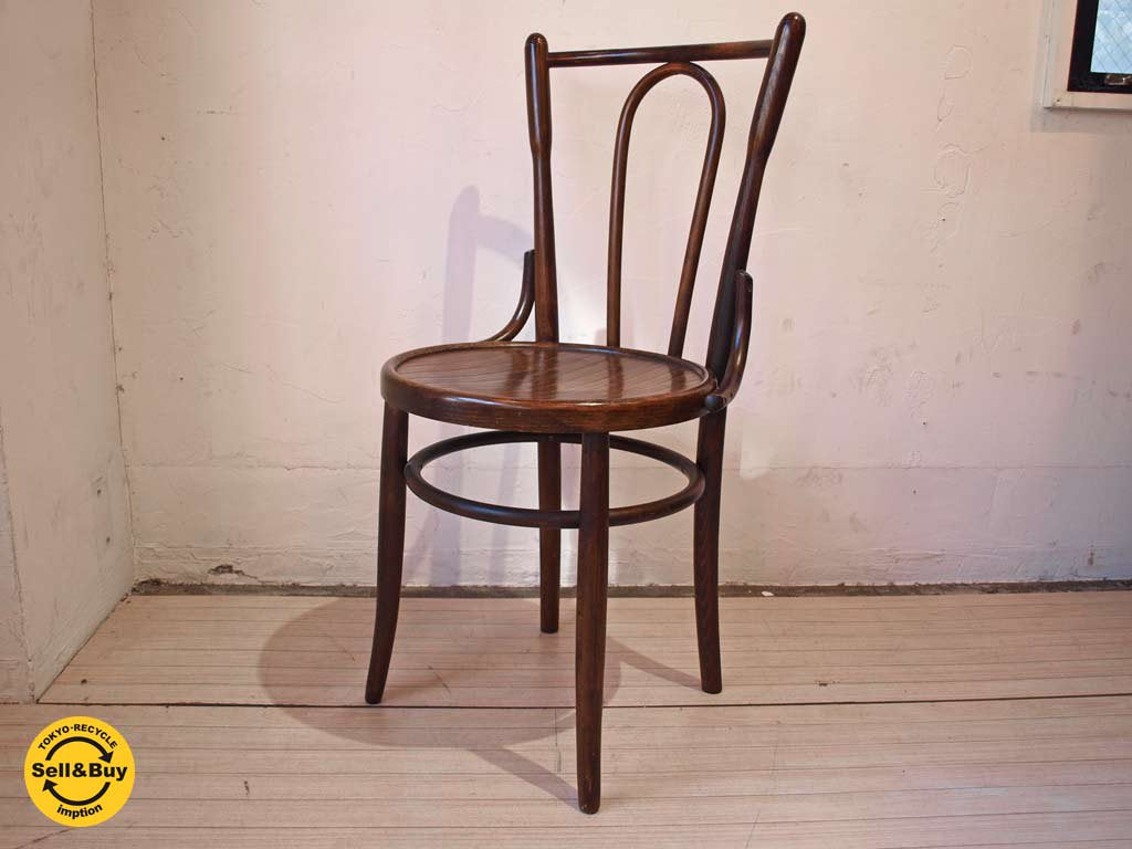 チェコ czech ベントウッドチェア bentwood 曲木 アンティーク カフェチェア ★