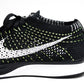 ナイキ NIKE フライニットレーサー Flyknit Racer スニーカー Black × White × Volt レディース 24cm ●