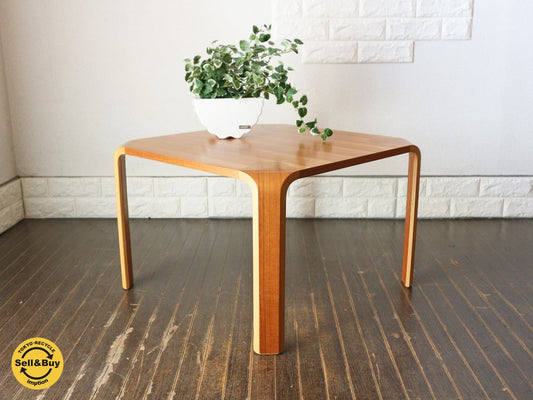 天童木工 Tendo PLY  プライウッド  座卓 ローテーブル 正方形 W60cm 乾三郎デザイン ◎