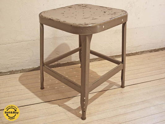 リオン LYON ファクトリースツール FACTORY STOOL グレー Sサイズ P.F.S取扱 ★